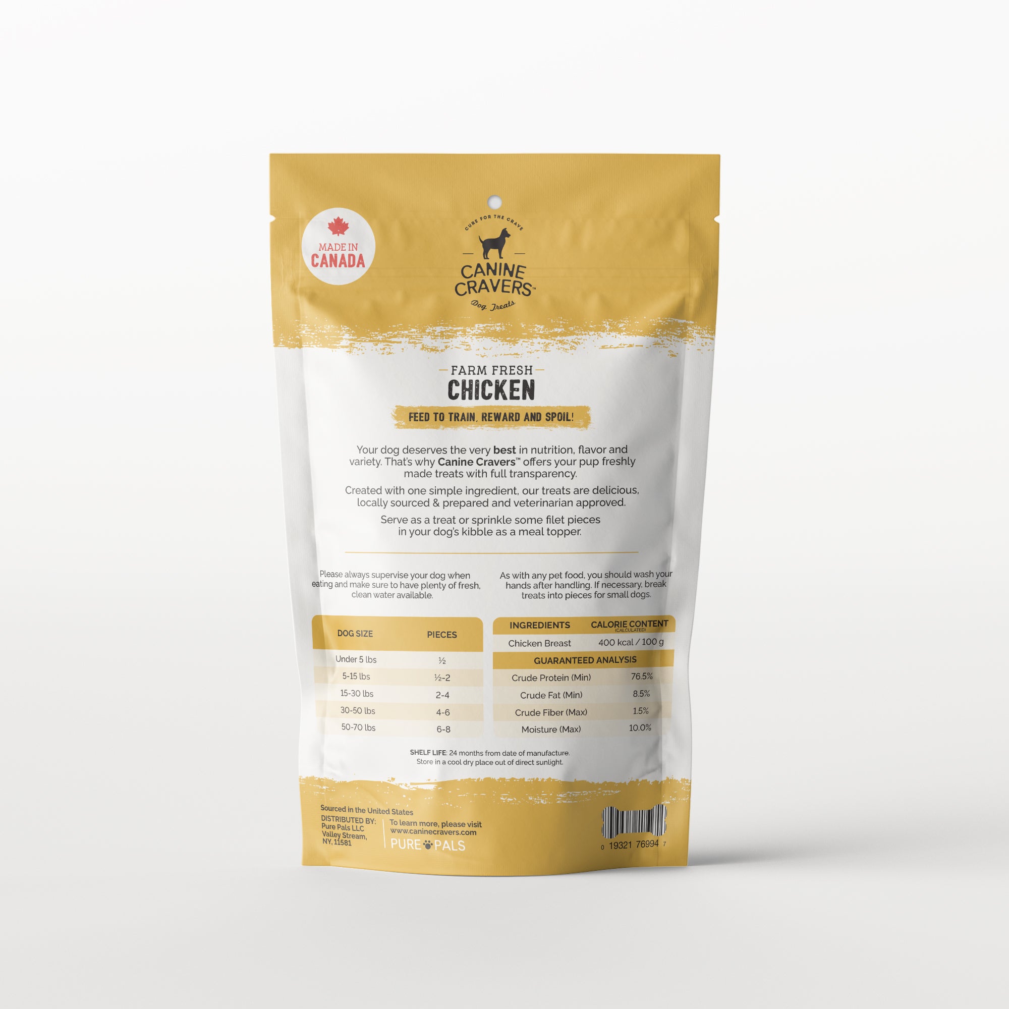 Farm Fresh Chicken Breast Dog Treats 5.3 oz Bag