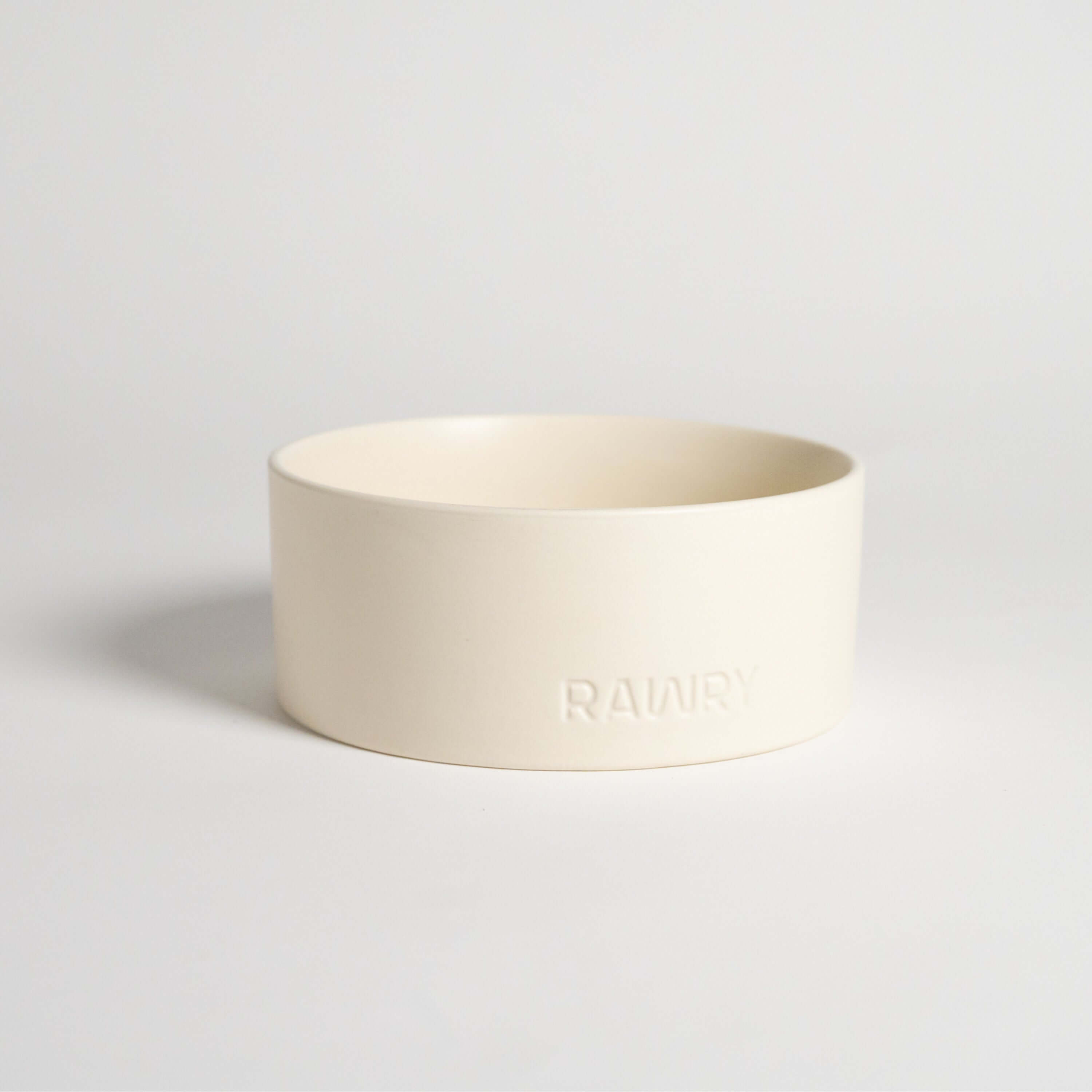 Rawry Ceramic Pet Bowl Size Guide: Bone - Large