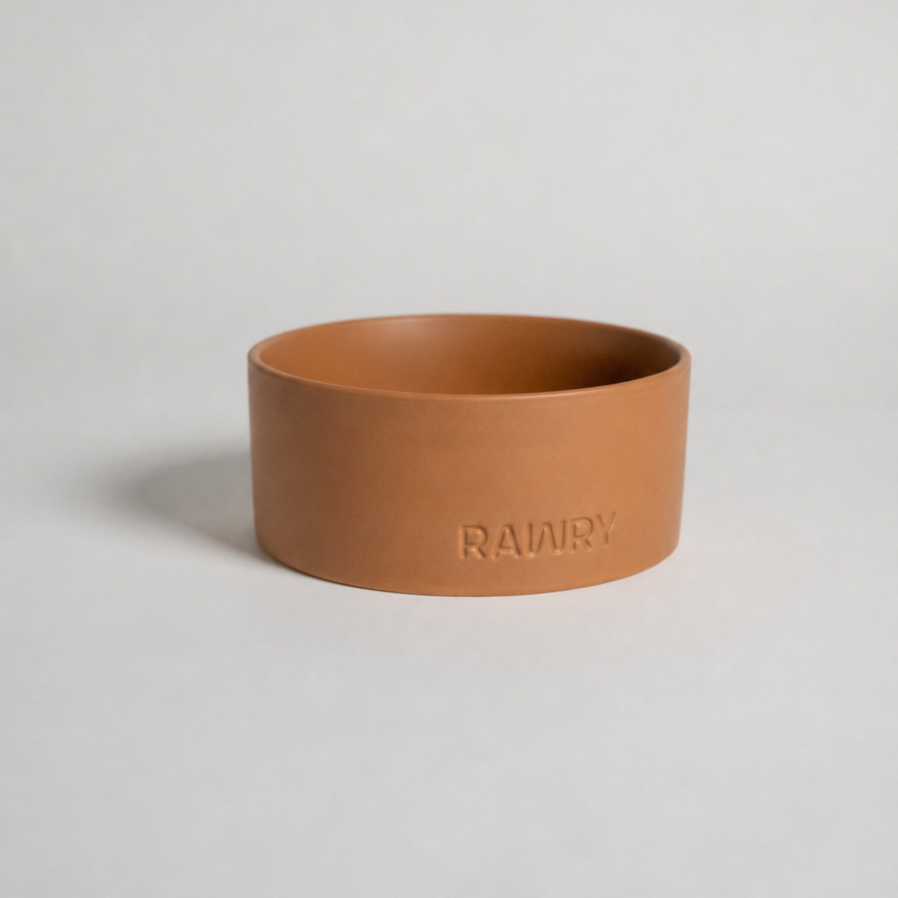 Rawry Ceramic Pet Bowl Size Guide: Clay - Large