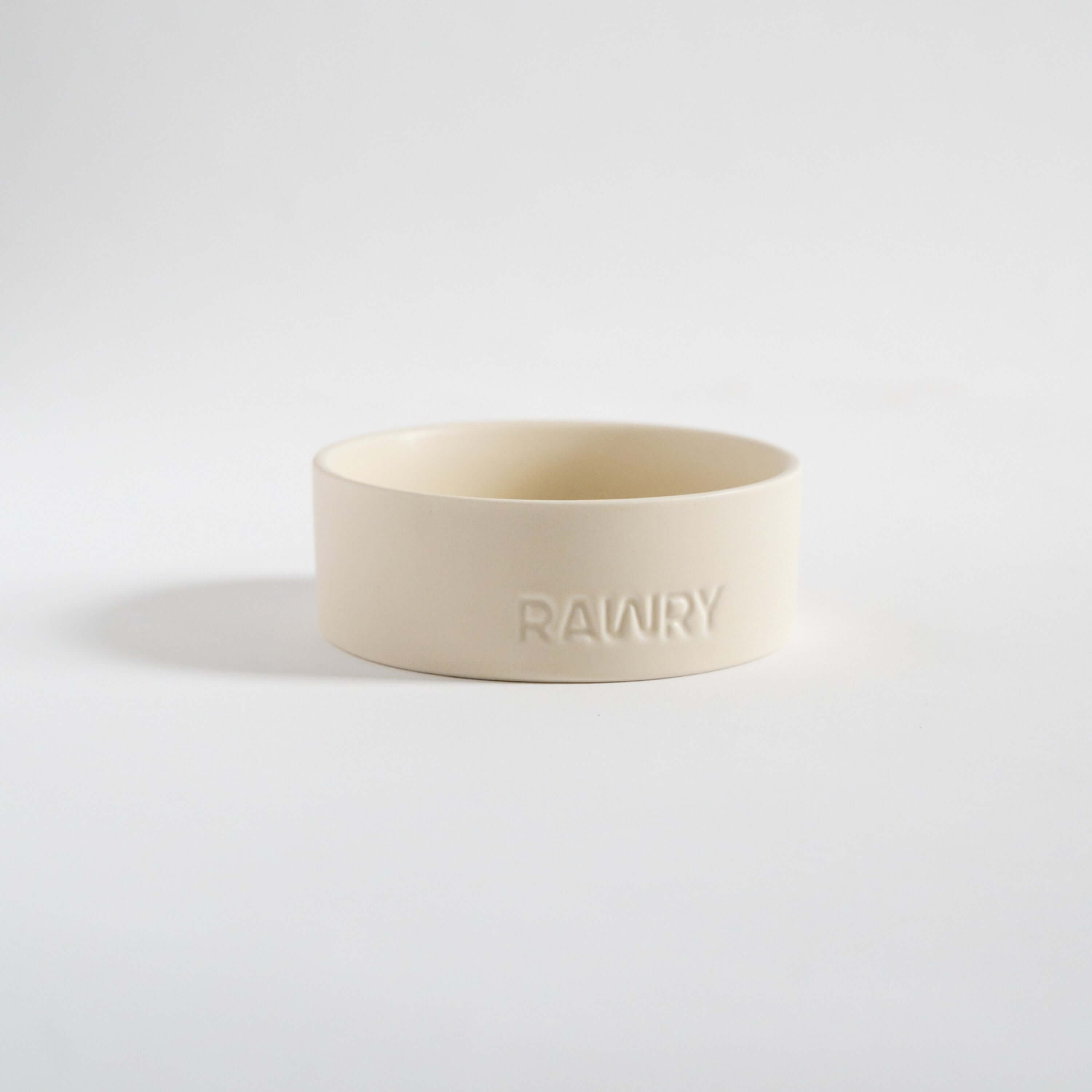 Rawry Ceramic Pet Bowl Size Guide: Bone - Small