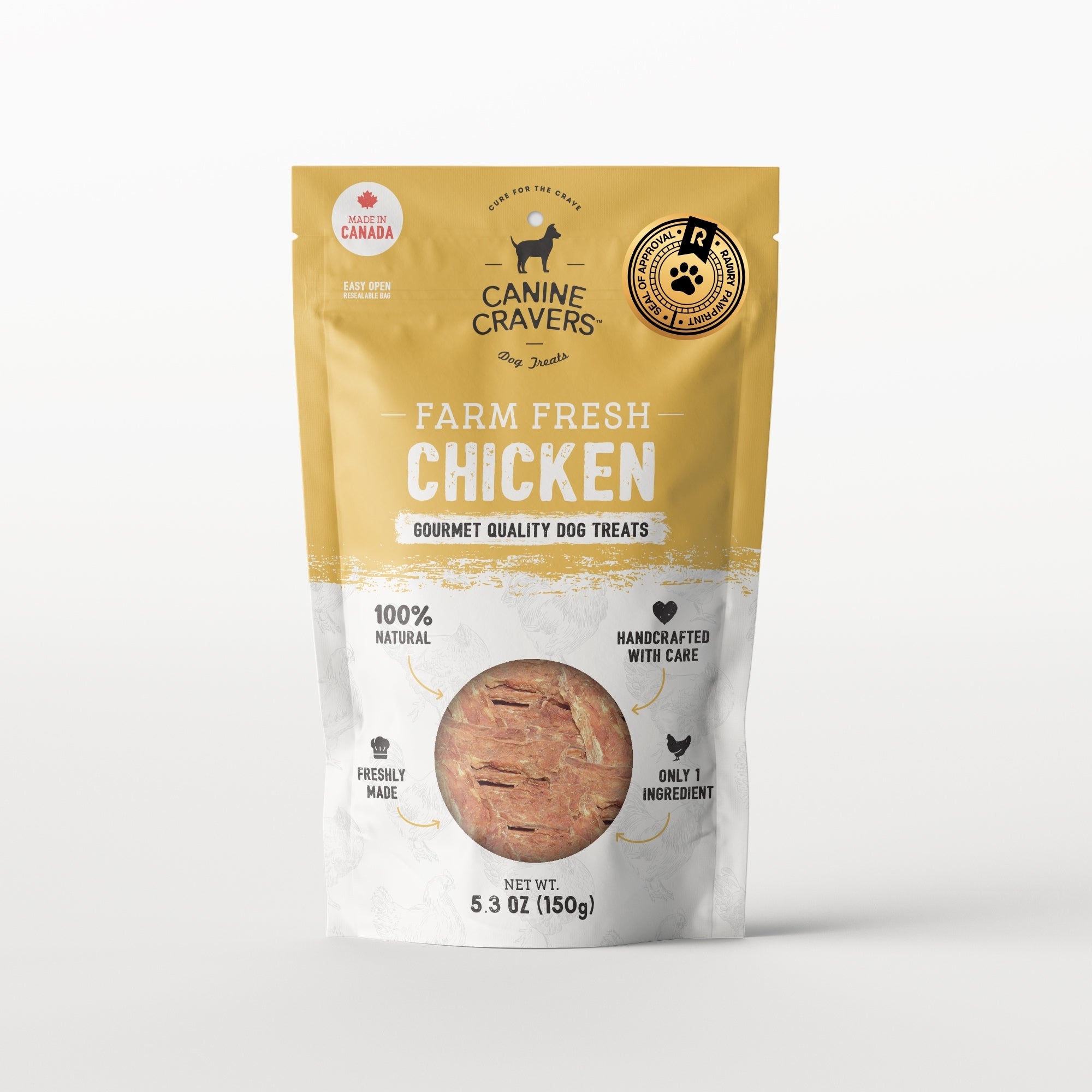 Farm Fresh Chicken Breast Dog Treats 5.3 oz Bag