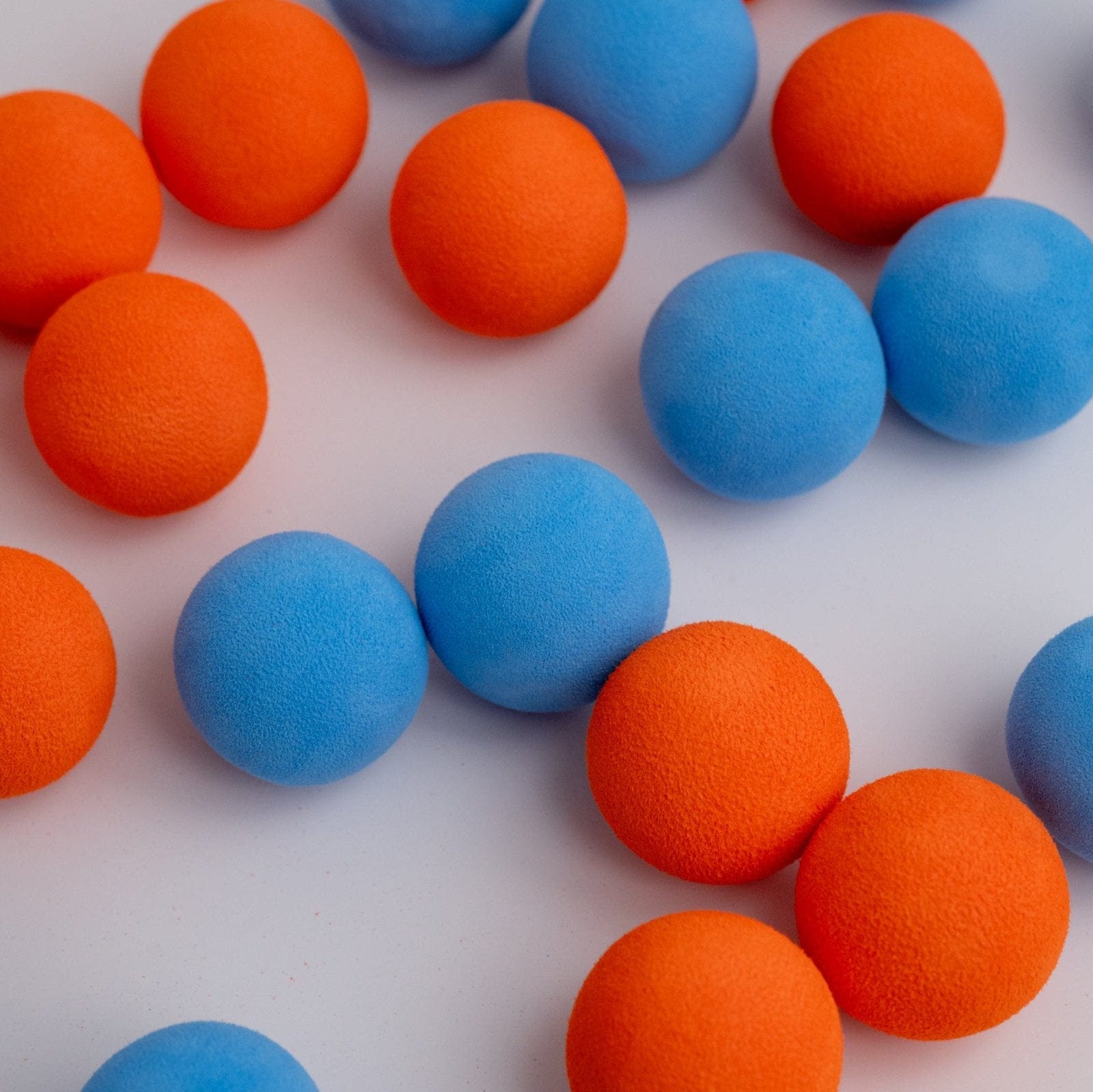 Rawry Cat Toys Orange-Dozen Foam Ball Cat Toy blue-dozen Multi-Pack (2 Dozen - Orange, Blue), pink-dozen