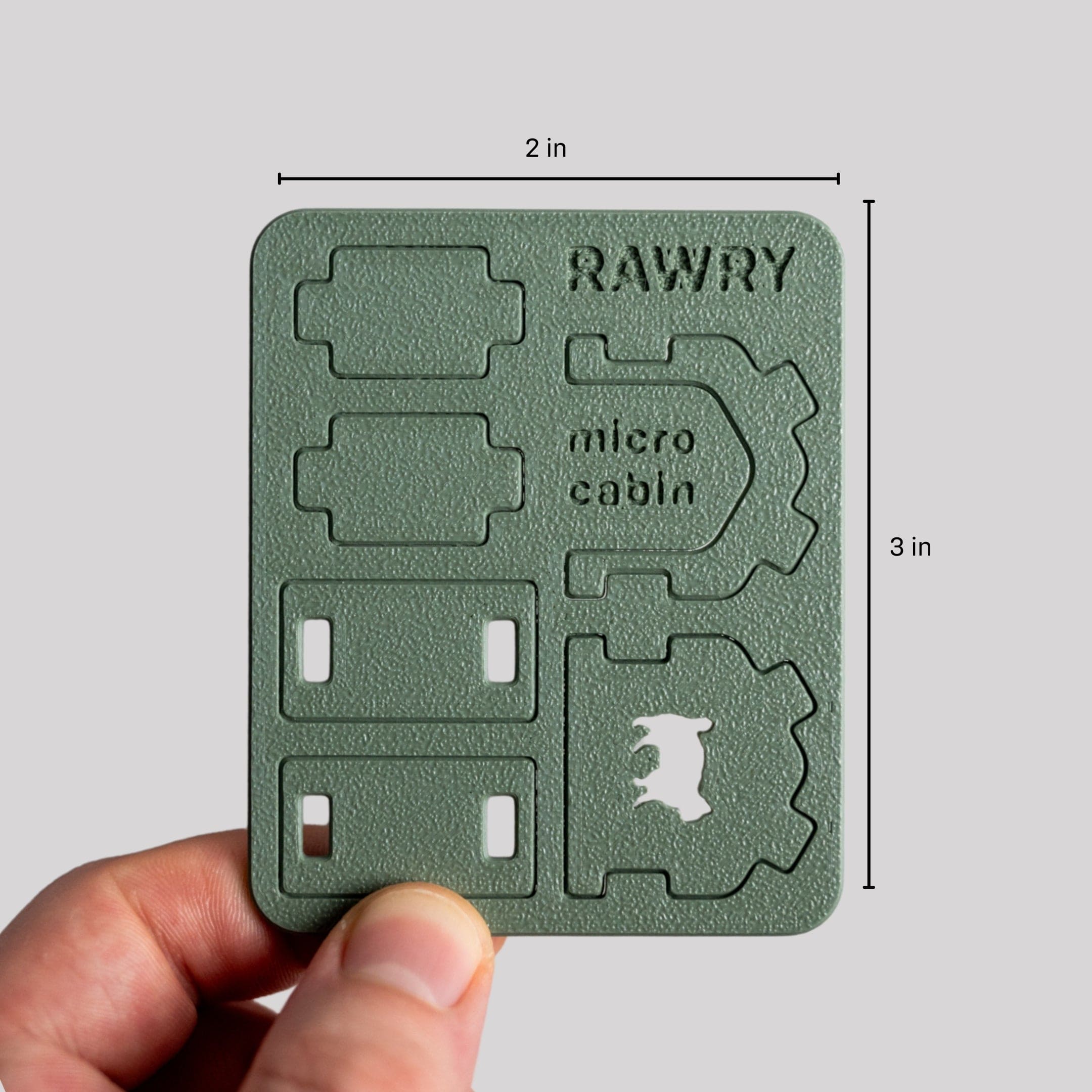 Rawry Lifestyle Micro Cabin Card Kit Sage