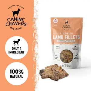 Premium Lamb Fillet Dog Treats 5.3 oz Bag