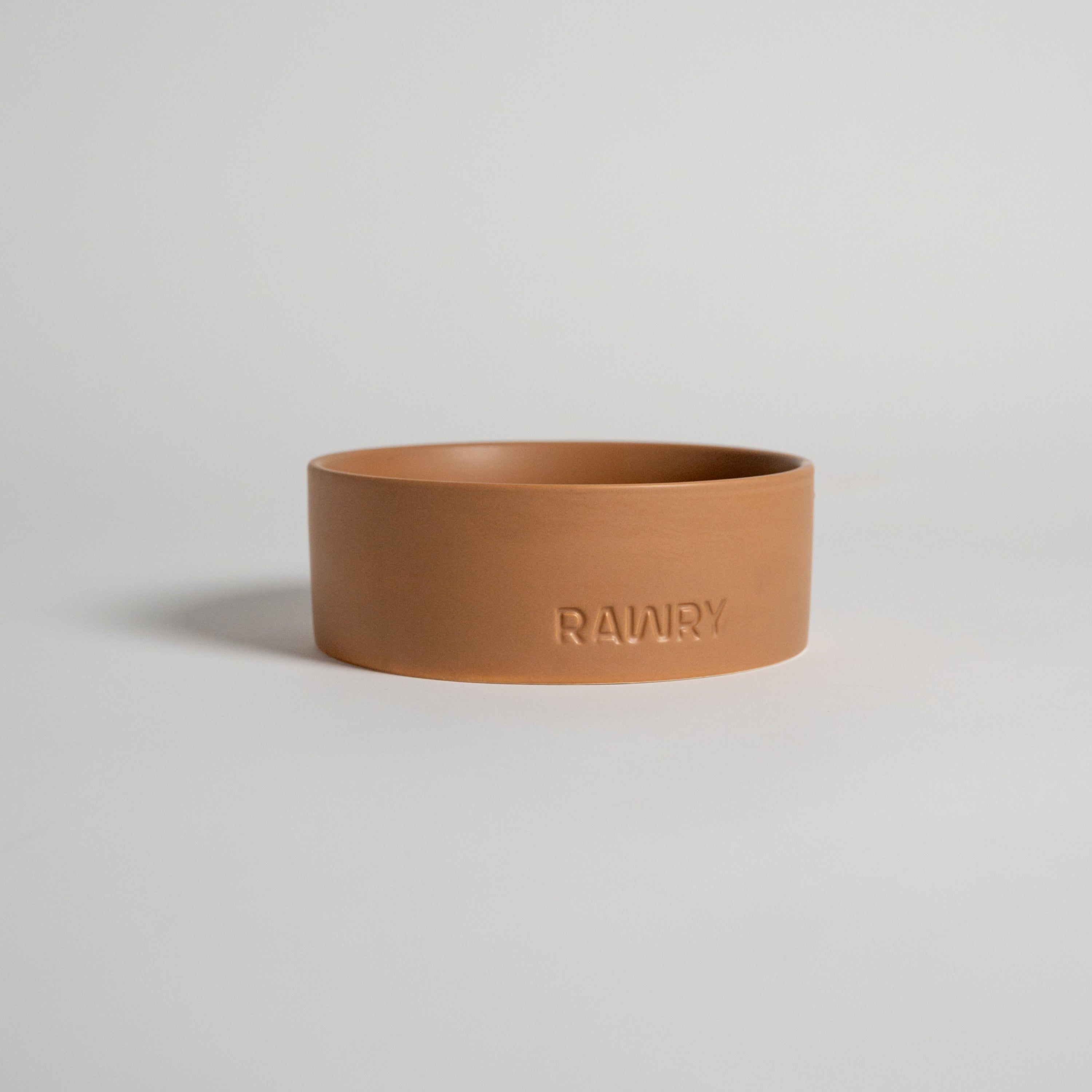 Rawry Ceramic Pet Bowl Size Guide: Clay - Medium