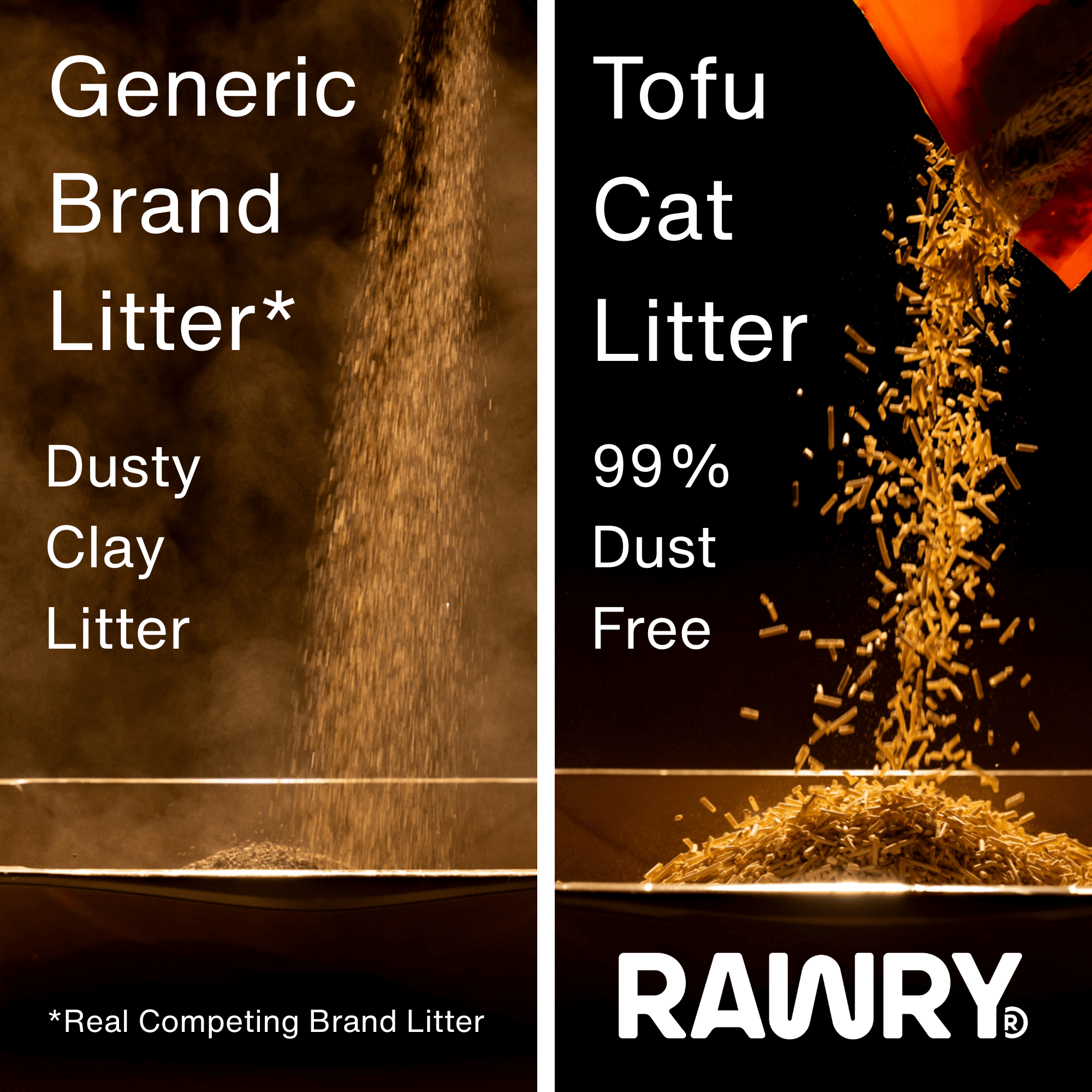 Rawry Cat Litter 1 Bag Tofu Cat Litter - 2 bags, 4 bags