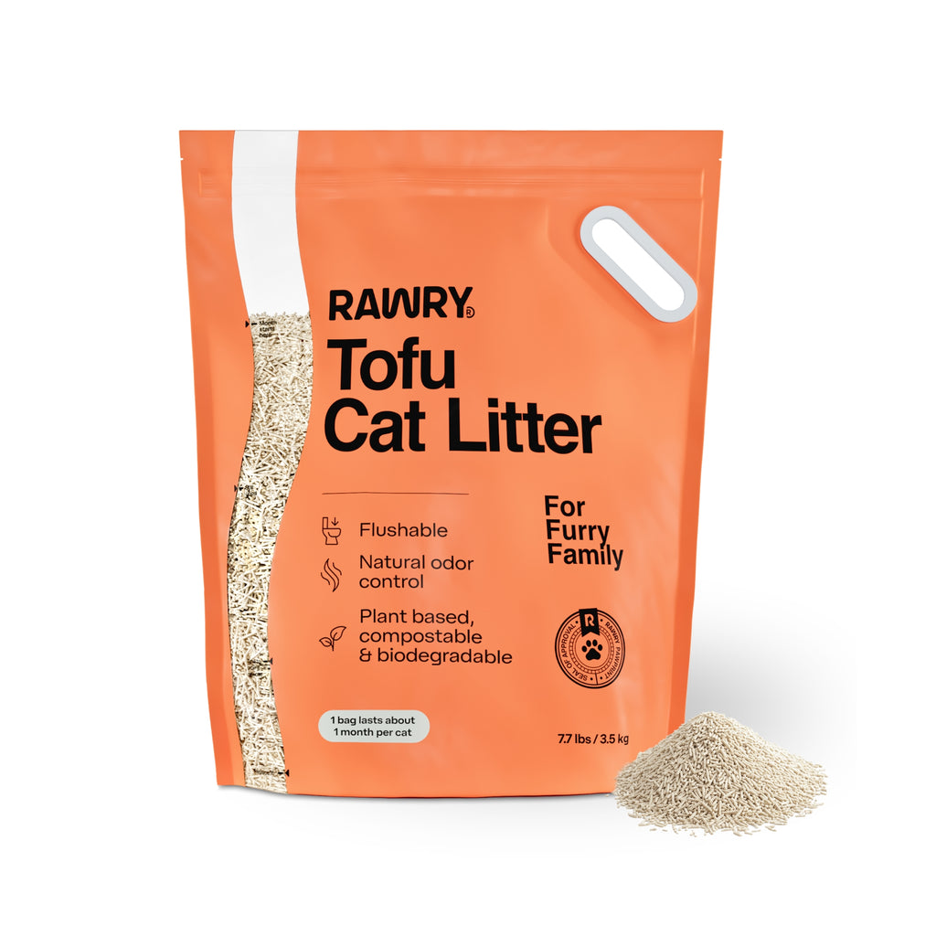 Rawry Tofu Cat Litter | Flushable + Biodegradable