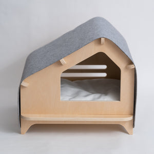 Rawry Pet Houses Luxe Cabin - Light Grey Medium / Rawry Pet Houses Luxe Cabin - Light Grey XL
