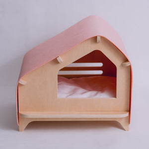 Rawry Pet Houses Luxe Cabin - Tickled Pink Medium / Rawry Pet Houses Luxe Cabin - Tickled Pink XL