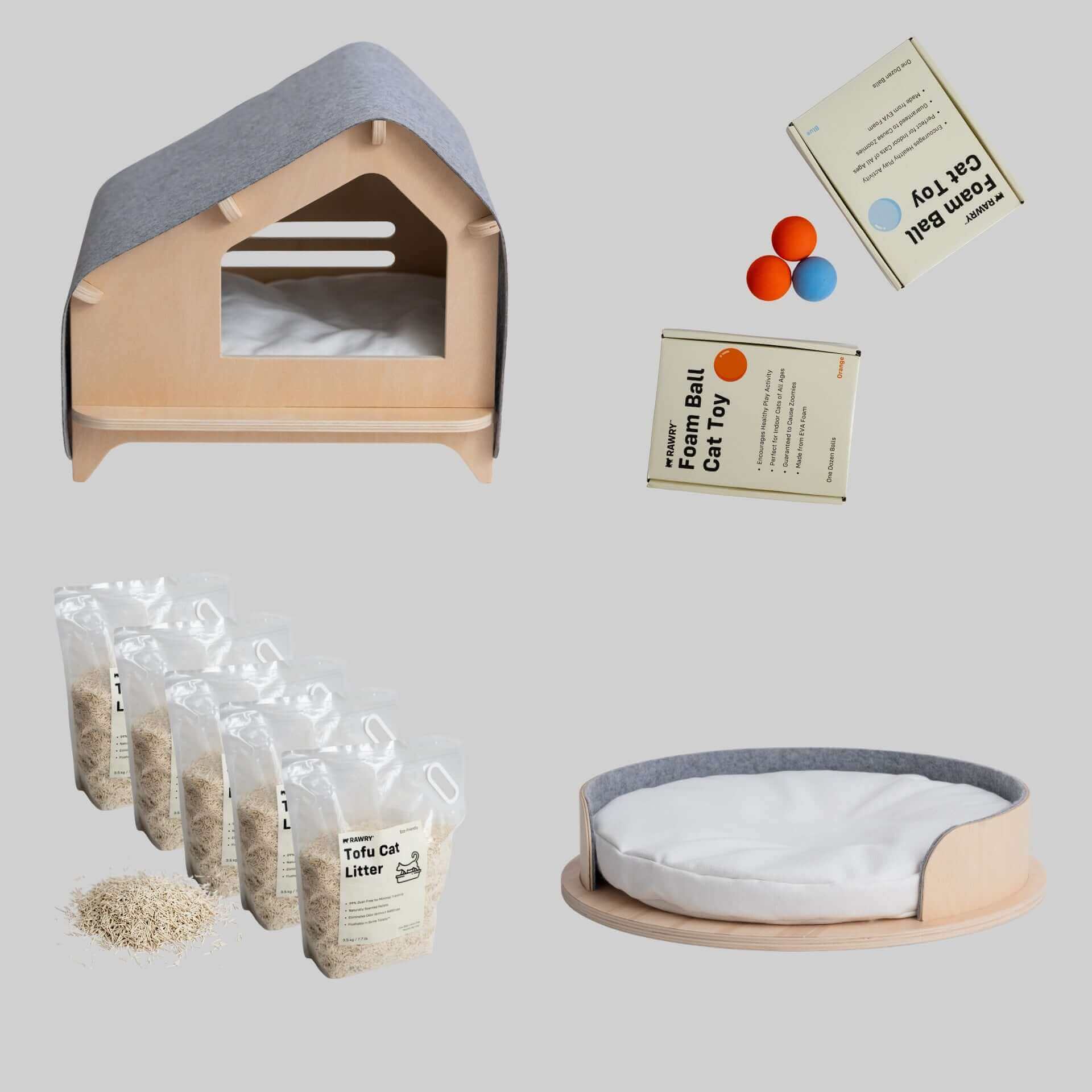 Rawry Bundles Light Grey / Medium / 5 Bags Ultimate Cat Parent Bundle