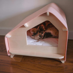 Rawry Pet Houses Luxe Cabin - Tickled Pink Medium / Rawry Pet Houses Luxe Cabin - Tickled Pink XL